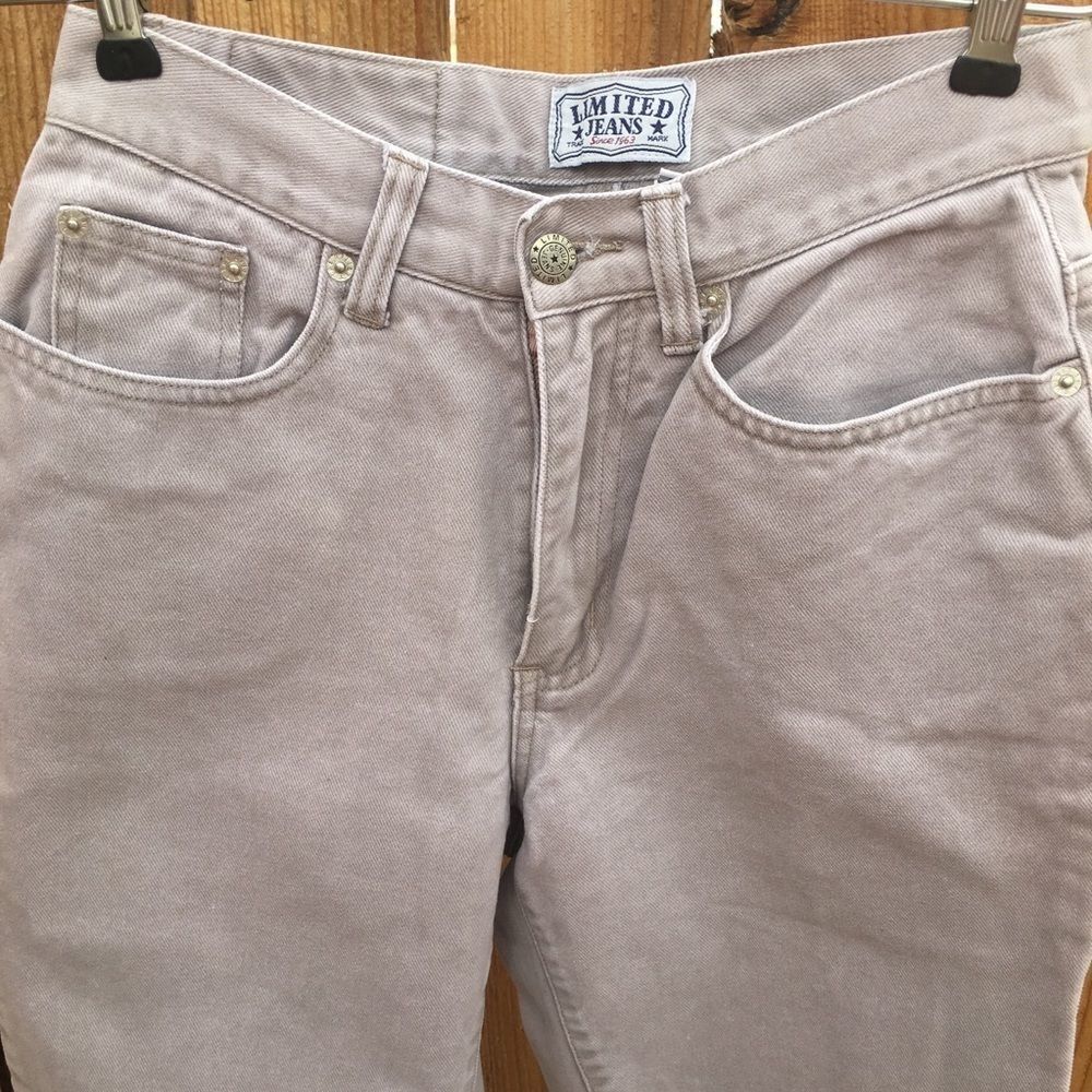 Vintage Limited Jeans High waist Gray Size 8 D2 - Picture 2 of 5